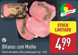 ALDI Bifanas com Molho promoção