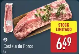 ALDI Costela de Porco promoção