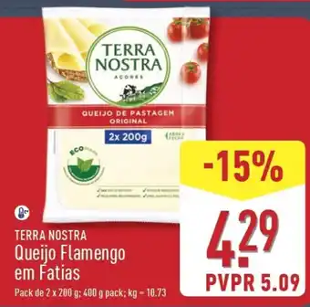 ALDI TERRA NOSTRA Queijo Flamengo em Fatias promoção