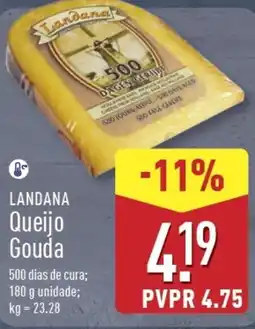 ALDI LANDANA Queijo Gouda promoção