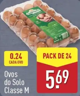 ALDI Ovos do Solo Classe M promoção