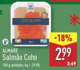 ALDI ALMARE Salmão Coho promoção
