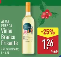 ALDI ALMA FRESCA Vinho Branco Frisante promoção
