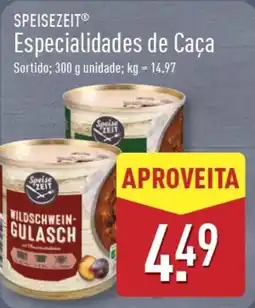 ALDI SPEISEZEIT Especialidades de Caça promoção