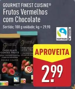 ALDI GOURMET FINEST CUISINE Frutos Vermelhos com Chocolate promoção