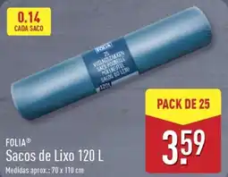 ALDI FOLIA Sacos de Lixo promoção