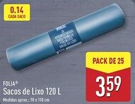 ALDI FOLIA Sacos de Lixo promoção
