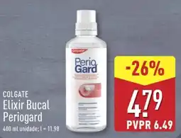 ALDI COLGATE Elixir Bucal Periogard promoção