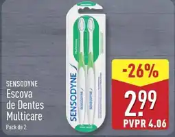 ALDI SENSODYNE Escova de Dentes Multicare promoção