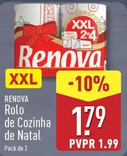 ALDI RENOVA Rolo de Cozinha de Natal promoção