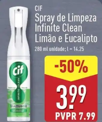 ALDI CIF Spray de Limpeza Infinite Clean Limão e Eucalipto promoção