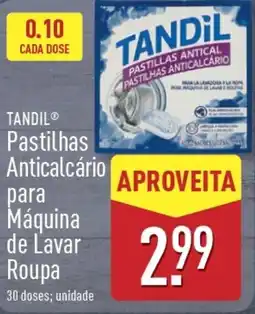 ALDI TANDIL Pastilhas Anticalcário para Máquina de Lavar Roupa promoção