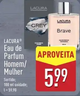 ALDI LACURA Eau de Parfum Homem/ Mulher promoção
