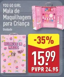 ALDI YOU GO GIRL Mala de Maquilhagem para Criança promoção