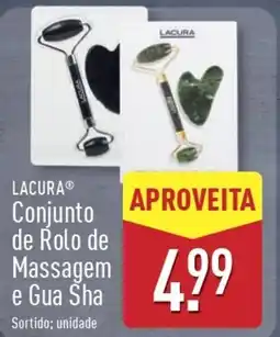 ALDI LACURA Conjunto de Rolo de Massagem e Gua Sha promoção