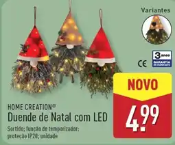 ALDI HOME CREATION Duende de Natal com LED promoção