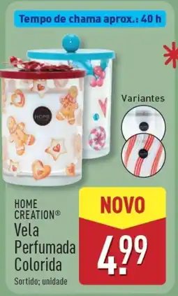 ALDI HOME CREATION Vela Perfumada Colorida promoção