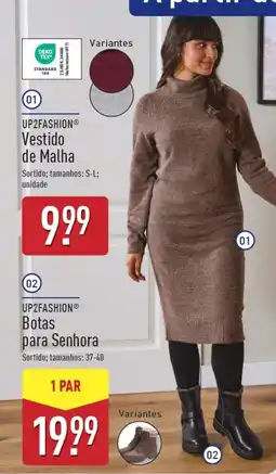 ALDI UP2FASHION Vestido de Malha promoção