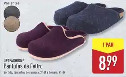 ALDI UP2FASHION Pantufas de Feltro promoção