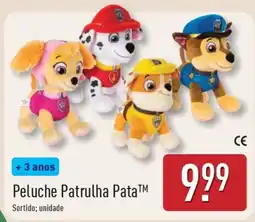 ALDI Peluche Patrulha Pata promoção