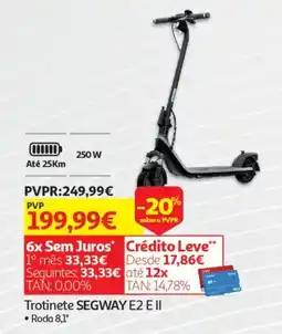 Auchan Trotinete SEGWAY E2 E II promoção