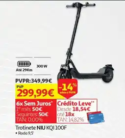 Auchan Trotinete NIU KQI 100F promoção