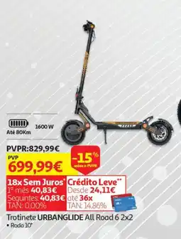 Auchan Trotinete URBANGLIDE All Road 6 2x2 promoção