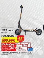 Auchan Trotinete URBANGLIDE All Road 6 2x2 promoção
