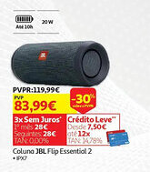 Auchan Coluna JBL Flip Essential 2 promoção