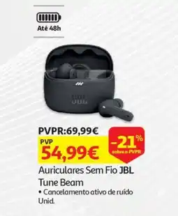 Auchan Auriculares Sem Fio JBL Tune Beam promoção