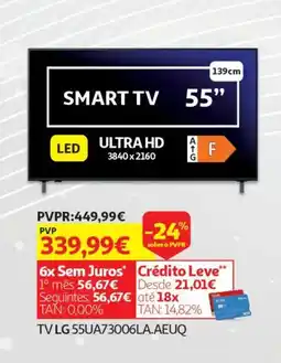 Auchan TV LG 55UA73006LA.AEUQ promoção