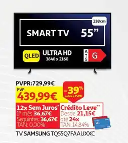 Auchan TV SAMSUNG TQ55Q7FAAUXXC promoção