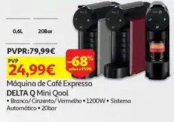 Auchan Máquina de Café Expresso DELTA Q Mini Qool promoção