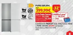 Auchan Combinado INDESIT Inox INK2 5322 XB4E promoção