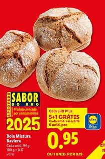 Lidl Bola Mistura Baviera promoção