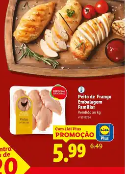 Lidl Peito de Frango Embalagem Familiar promoção