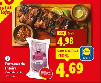 Lidl Entremeada Inteira promoção