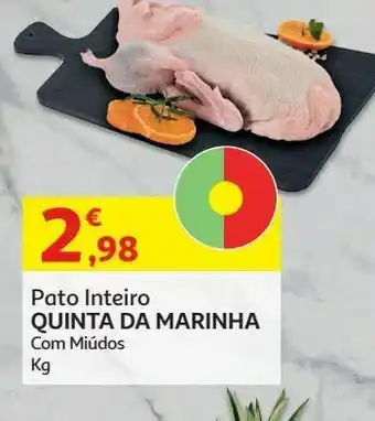 Auchan Pato inteiro qtª da marinha:c/miudos cx-4 promoção
