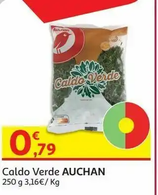 Auchan Caldo verde auchan 250g promoção