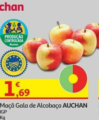 Auchan Maçã gala auchan:alcobaça igp p.controlada kg promoção