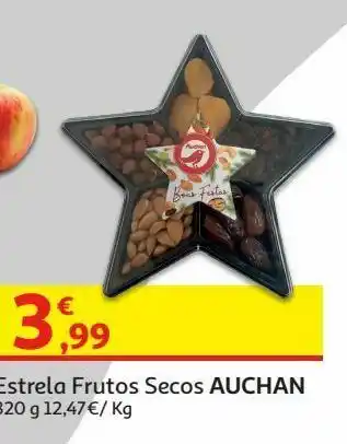 Auchan Estrela frutos secos auchan:320g promoção