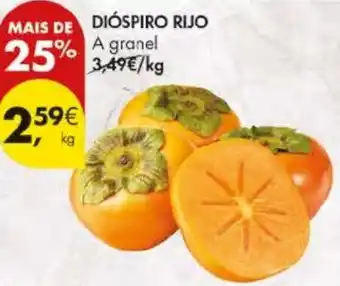 Pingo Doce Dióspiro rijo a granel promoção