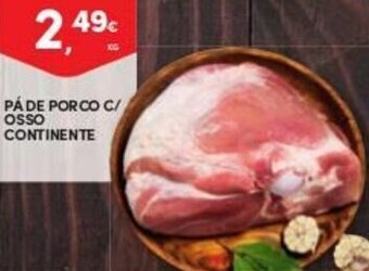 Continente Pá de Porco c/Osso Continente promoção