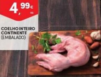 Continente Coelho Inteiro Continente promoção