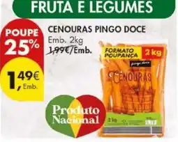 Pingo Doce Cenouras pingo doce promoção