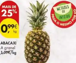 Pingo Doce Abacaxi a granel promoção
