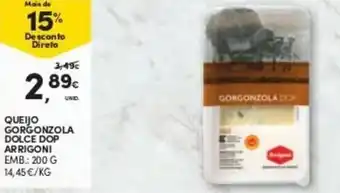 Queijo Gorgonzola Dolce DOP Arrigoni 200g