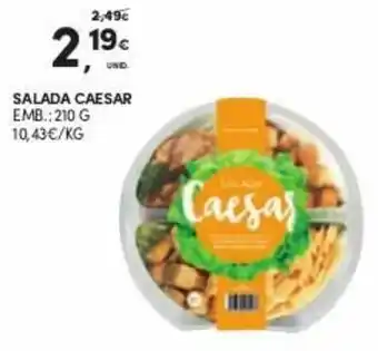 Continente Salada Caesar 210g promoção