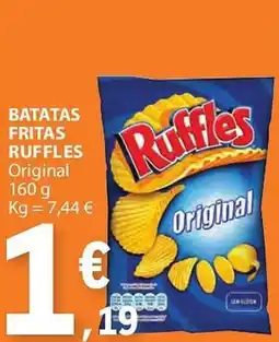 E.Leclerc Batatas fritas ruffles original promoção