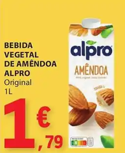 E.Leclerc Bebida vegetal de amêndoa alpro original promoção